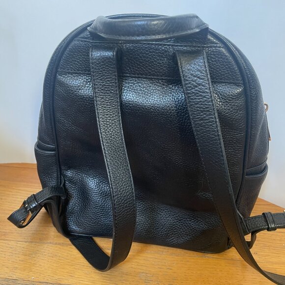 Michael Kors Abbey Medium Studded Pebbled Leather Backpack - Picture 3 of 11